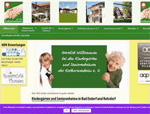 Tablet Screenshot of katharinenheim.de